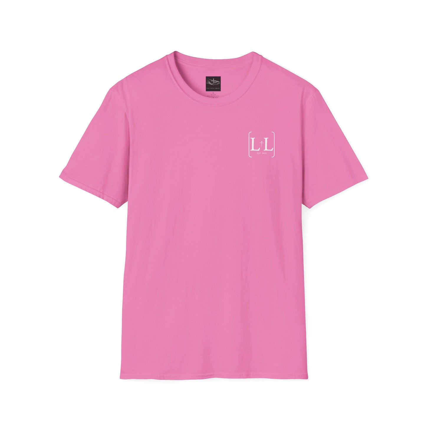 a azalea t-shirt with the for lord and liberty logo