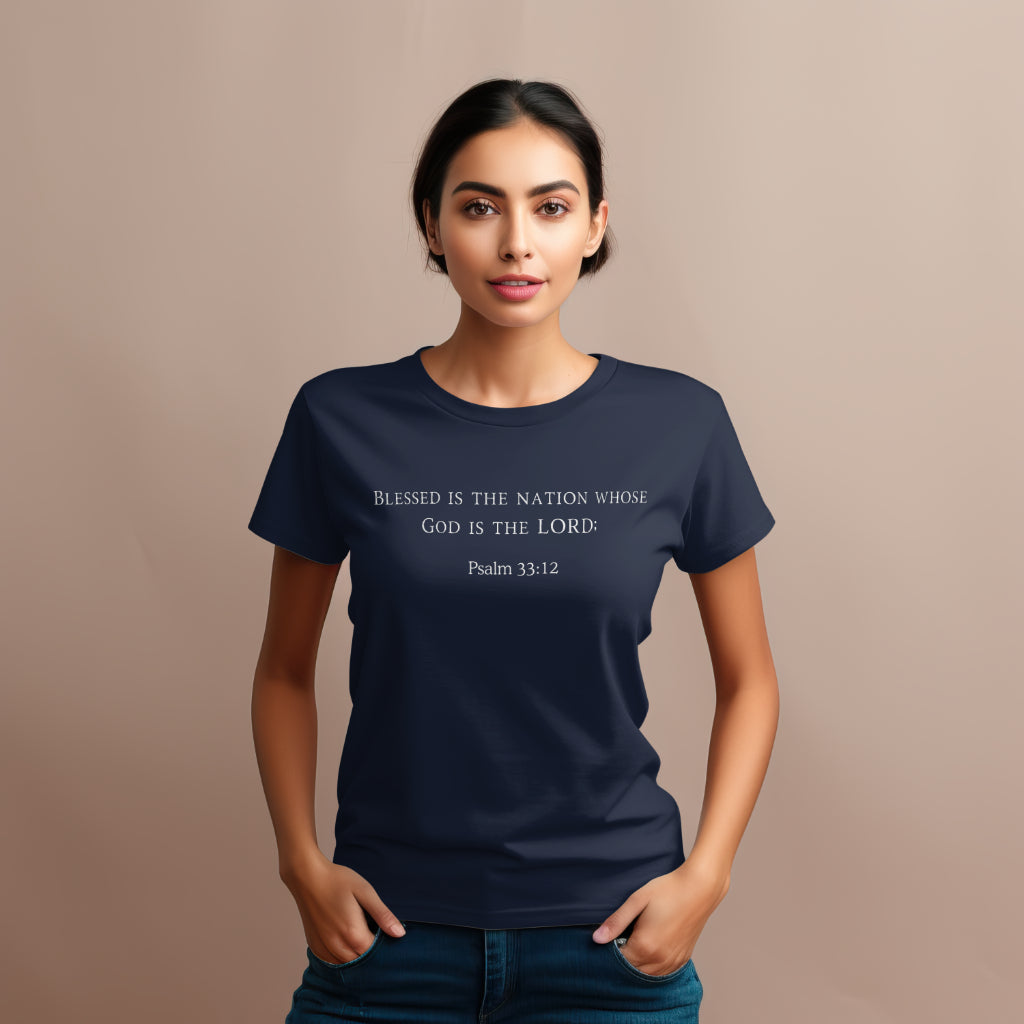 Psalm 33:12 T-Shirt