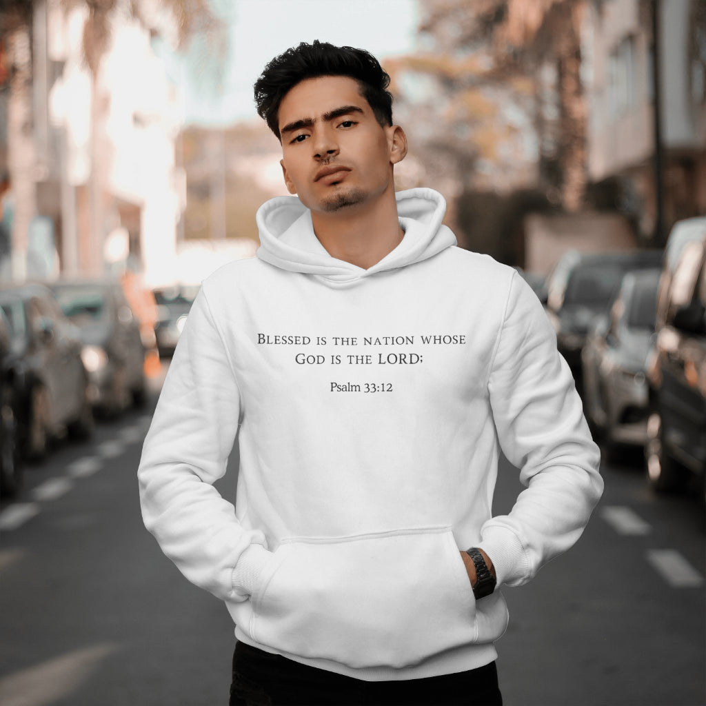 Psalm 33:12 Hoodie